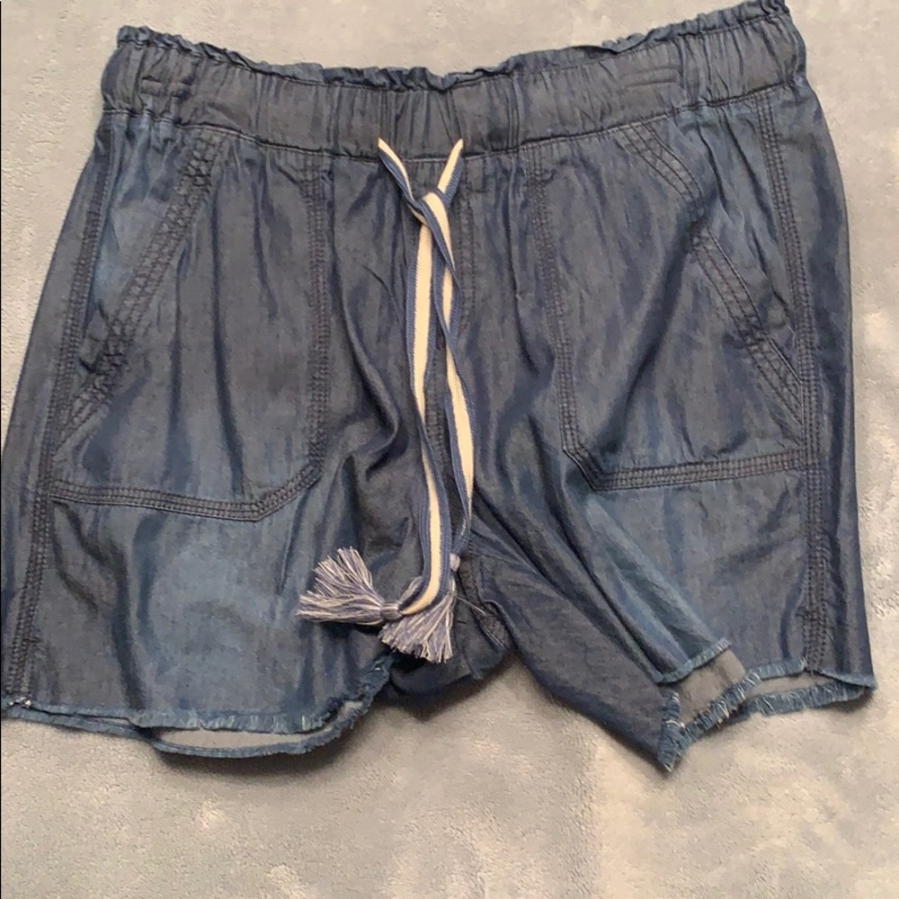 Dressy blue Jean shorts
